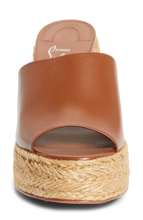 Christian Louboutin Calakala Espadrille Platform Slide Sandal