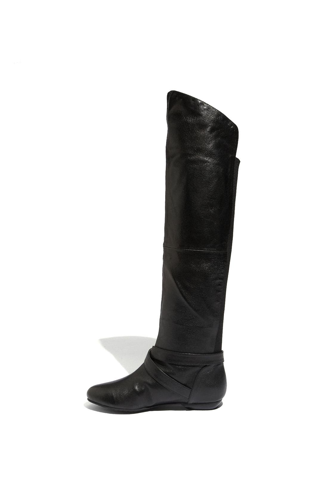 'Nostalgia' Over the Knee Boot, Alternate, color, BLACK