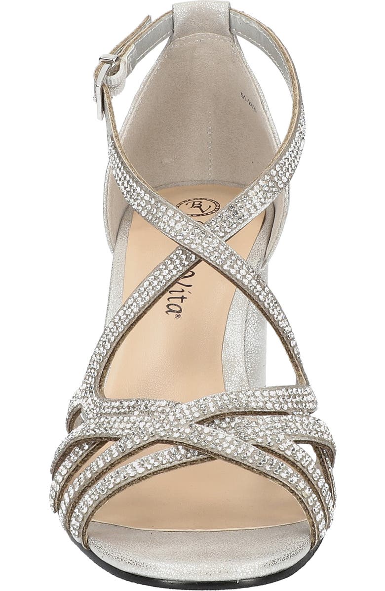 Bella Vita Aliette Sandal, Alternate, color, Silver Metallic