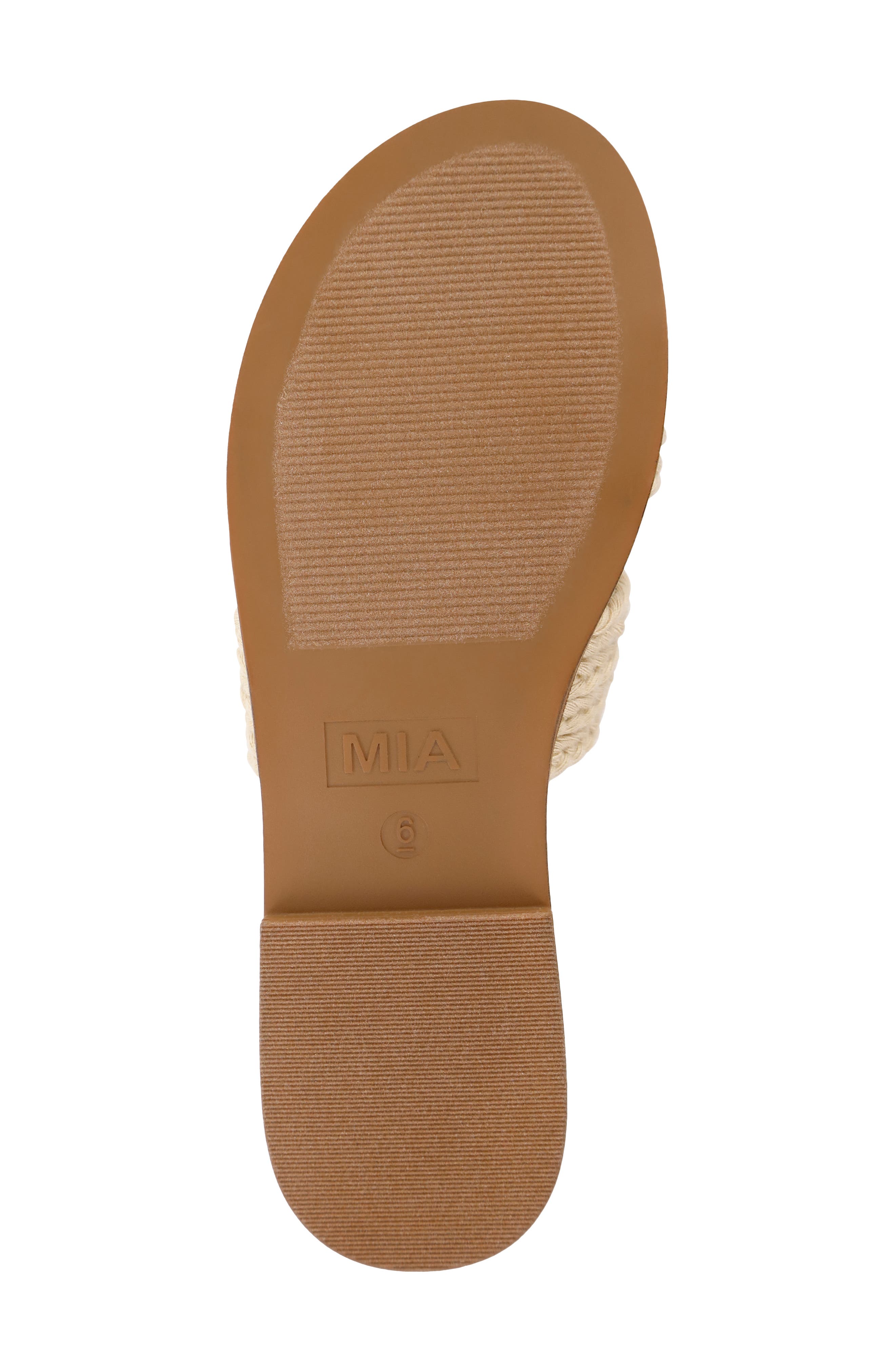 MIA Poet Slide Sandal, Alternate, color, Natural