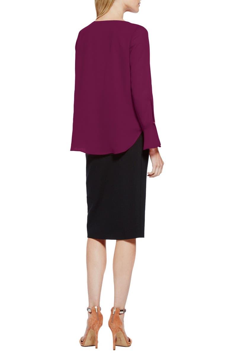 Vince Camuto Bell Cuff High/Low Blouse, Alternate, color, 