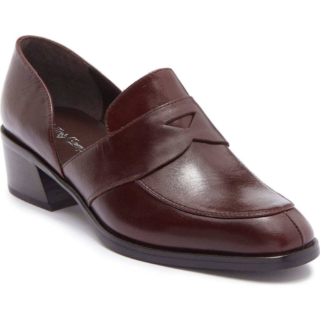Jeffrey Campbell Empirical D'orsay Penny Loafer In Brown