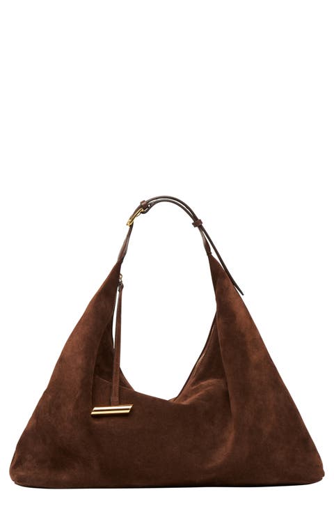 Pillow Suede Hobo Bag