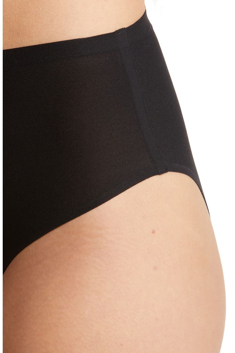 Soft Stretch High Cut Briefs, Alternate, color, BLACK