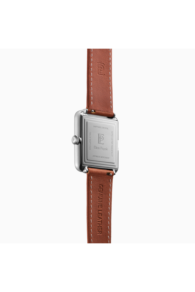 Men's Classic St. Rivers - Edgewater, 38mm, Alternate, color, Eggshell White/Brown/Silver