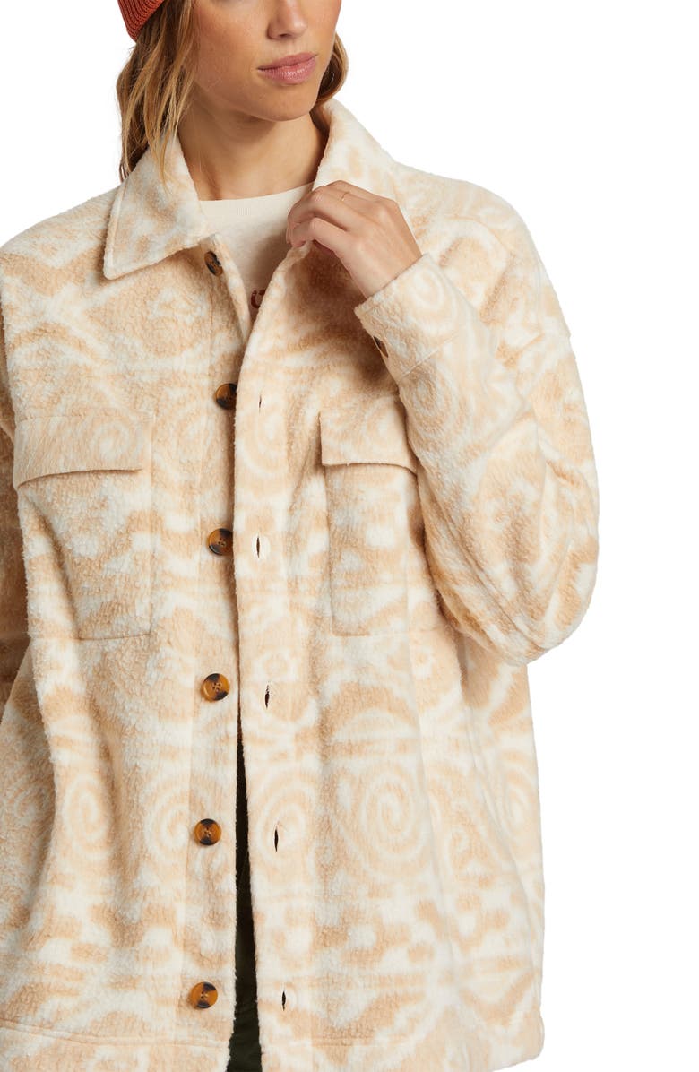 Billabong Happy Camper Oversized Shacket, Alternate, color, 