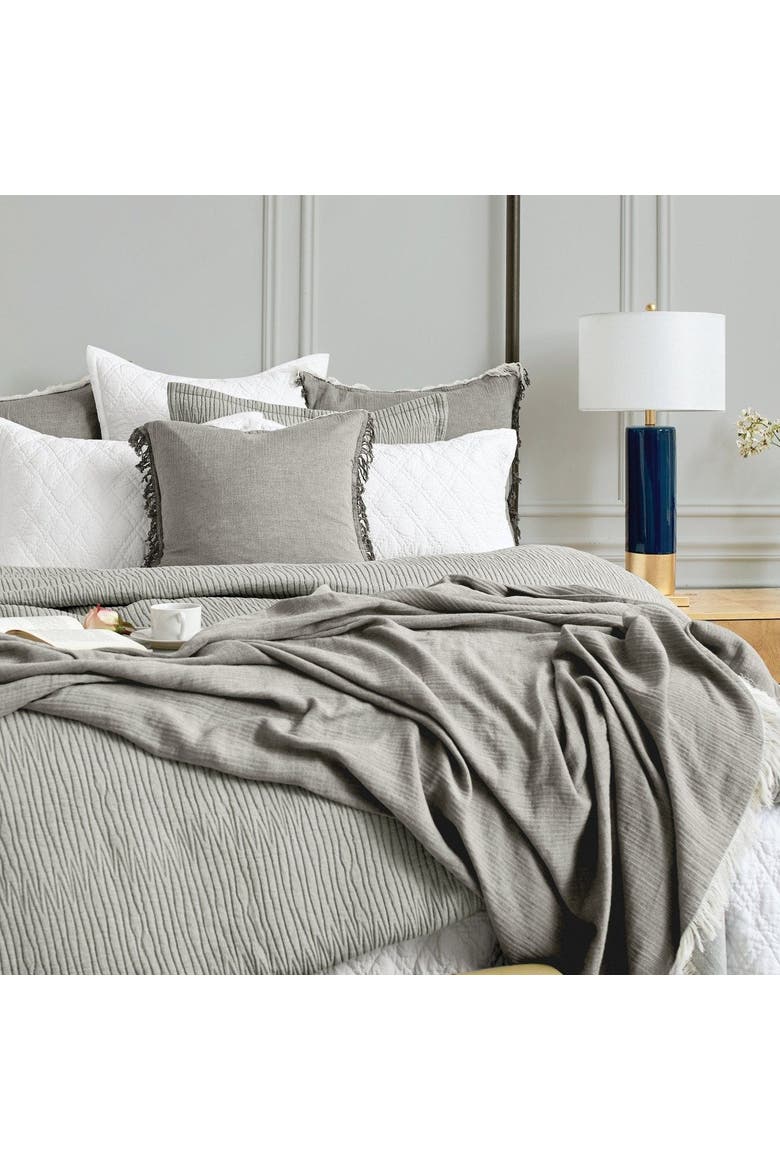 Simone Ash 100% Cotton Queen Bed Duvet Cover, Alternate, color, Gray