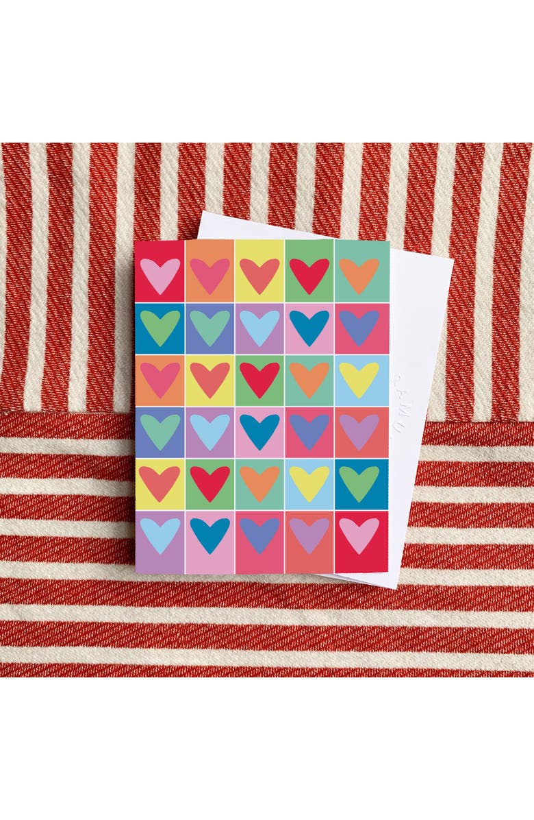 Ramus & Co Love/Valentine's Greeting Cards "Rainbow Hearts", Alternate, color, Multi-Pack