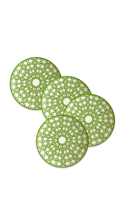 Caskata Newport Verde Garden Gate Small Plates In Green