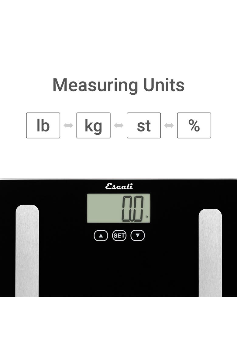 Complete Health Body Composition Scale, Alternate, color, Black