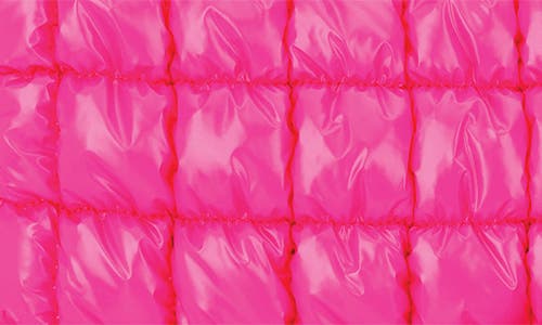 Iscream Kids' Shiny Puffer Duffel Bag In Pink