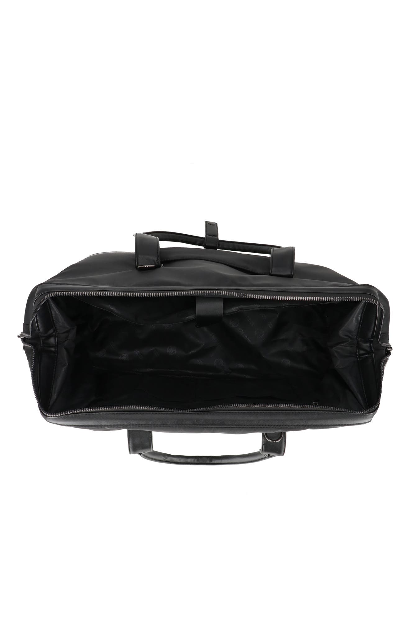 Roberto Cavalli Causal Drop Bottom Nylon Duffle Bag, Alternate, color, 