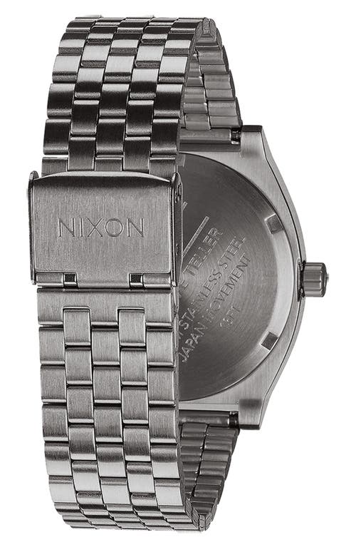 Nixon The Time Teller Bracelet Watch, 37mm In Black