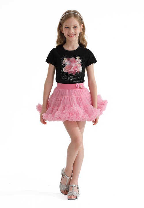 Mimi Tutu Kirby Swan Skirt Set In Pink Pastel