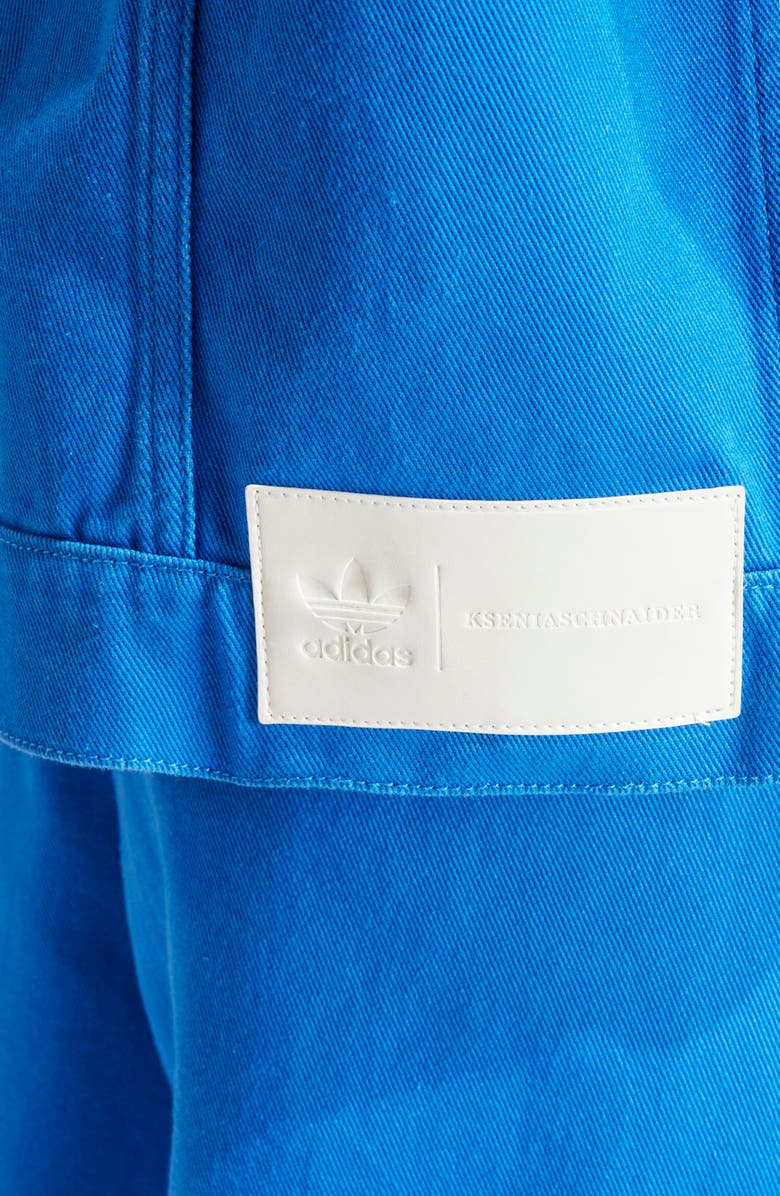 adidas x KSENIASCHNAIDER 3-Stripes Dyed Cotton Twill Jacket, Alternate, color,