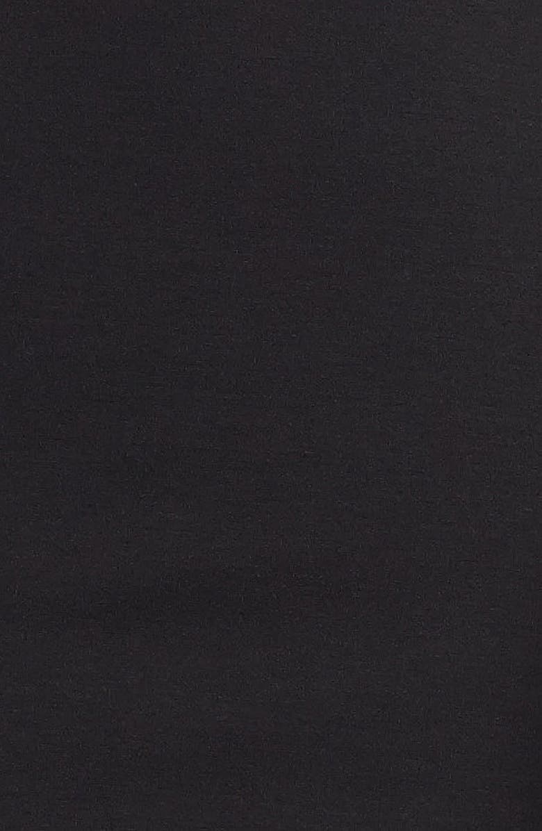 Halogen<sup>®</sup> Faux Leather Trim Sheath Dress, Alternate, color, 