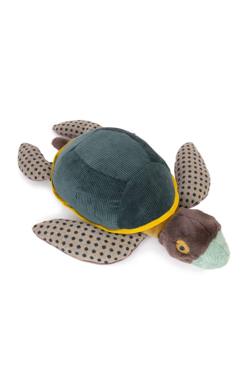 Moulin Roty Turtle Plush (large) - Stuffed Toy, Alternate, color, Green