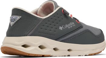 Columbia Unisex-Child Bahama PFG Boat Shoe - Canvas & Leather Slip-On, Non-Marking Sole