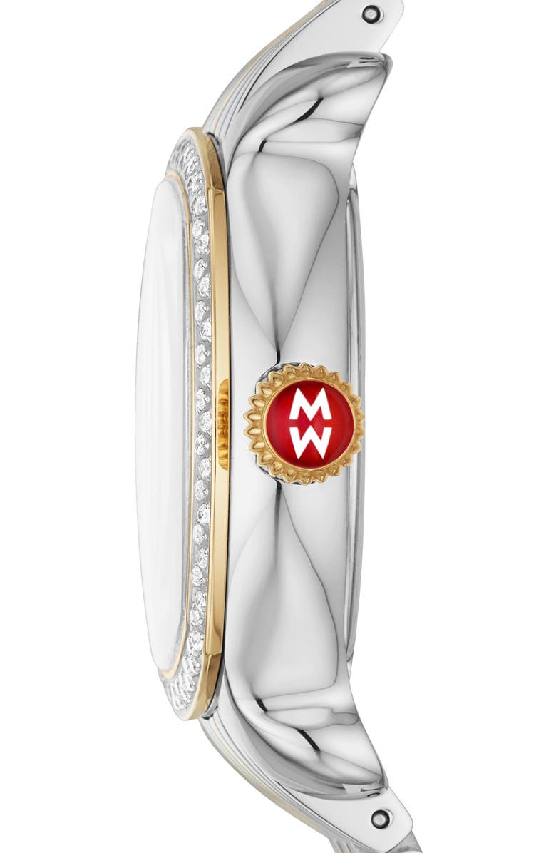 MICHELE Lilou Diamond Bracelet Watch, 34mm, Alternate, color, 