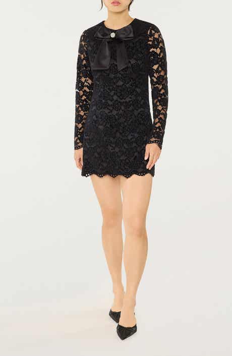 LIKELY Tyler Long Sleeve Lace Minidress