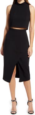 Black Halo Juma Two Piece Sleeveless Sheath Dress