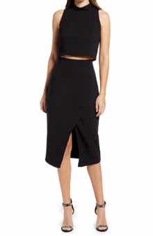 Black Halo Juma Two Piece Sleeveless Sheath Dress