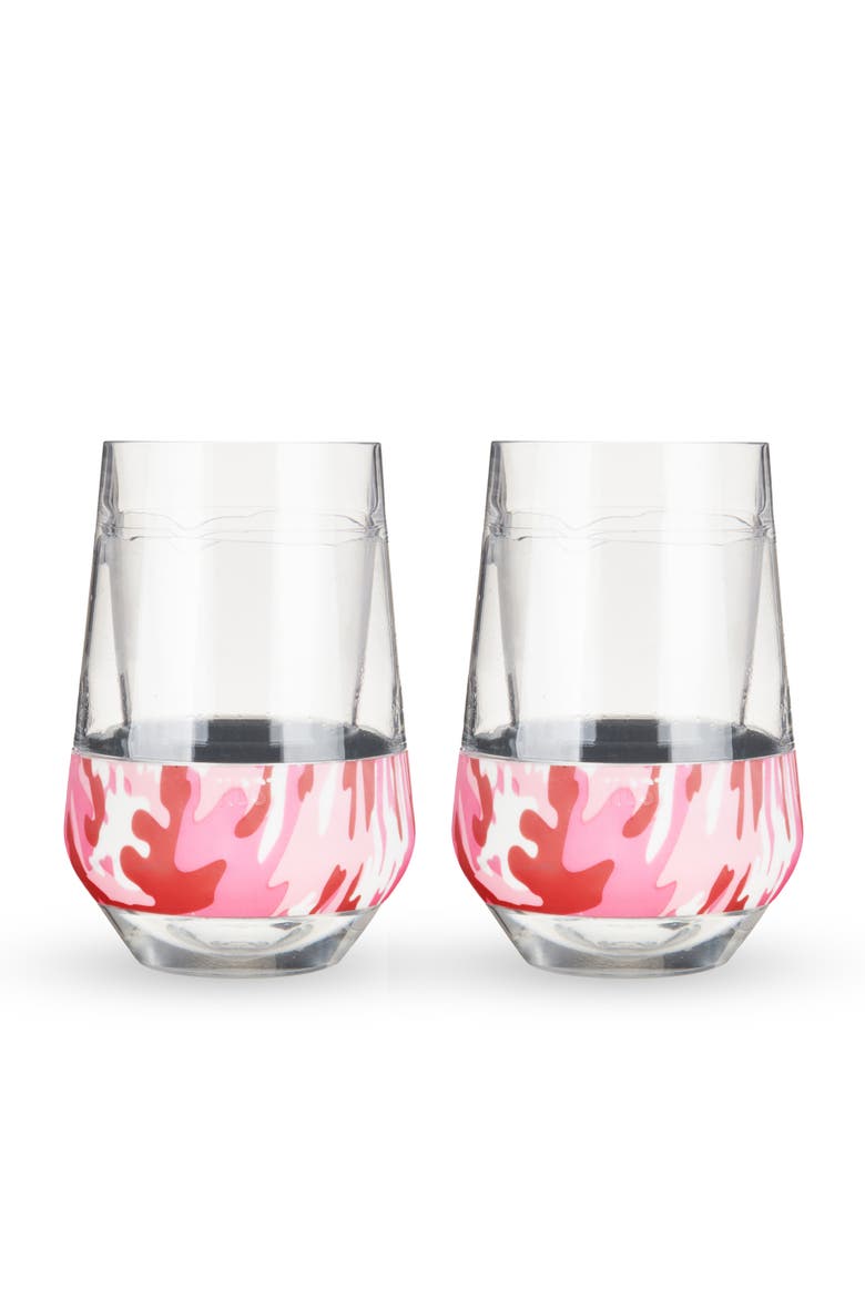 Wine FREEZE XL Cooling Cup Set of 2, Alternate, color, Pink Camo