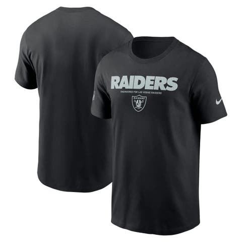 Men's Nike Black Las Vegas Raiders Sideline Performance T-Shirt