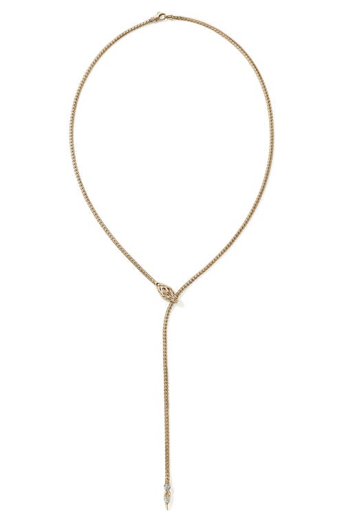 John Hardy Naga Y-Necklace in Gold 