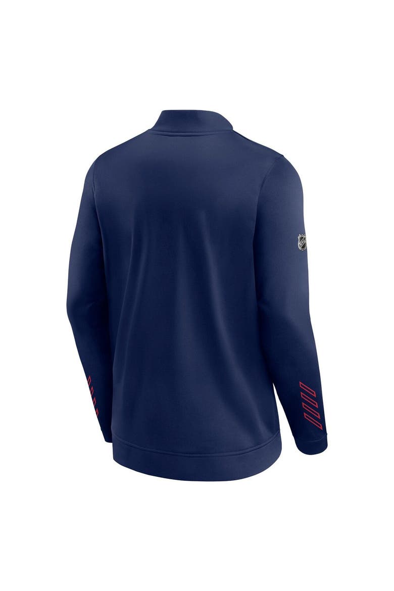 Men's Fanatics Branded Navy Washington Capitals Locker Room Full-Zip Jacket, Alternate, color, Navy