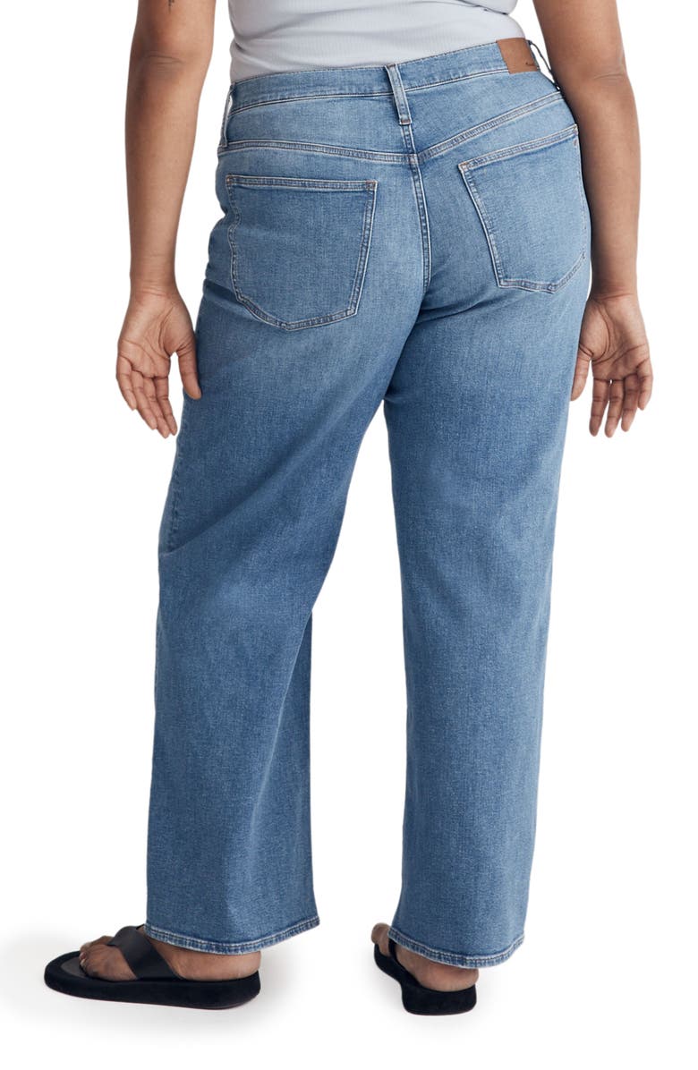 Madewell Summer Perfect High Waist Wide Leg Jeans, Alternate, color,