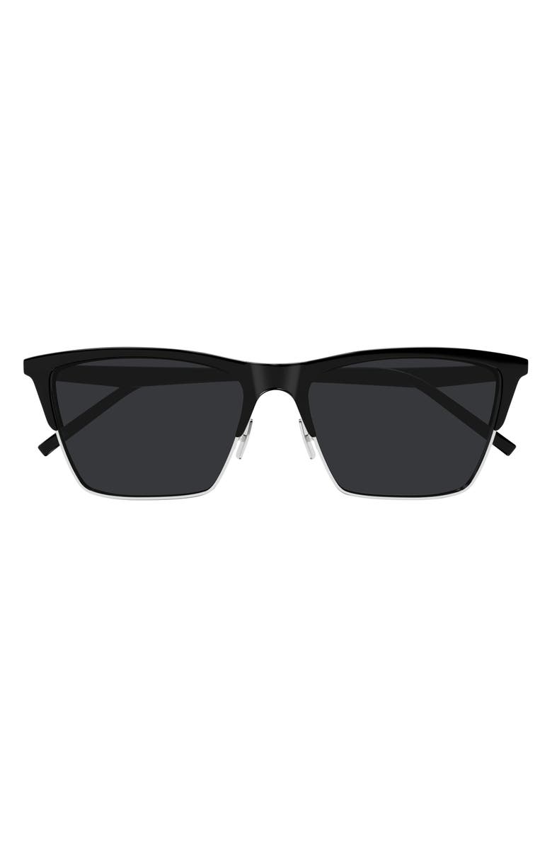 Saint Laurent 55mm Cat Eye Sunglasses, Main, color, 