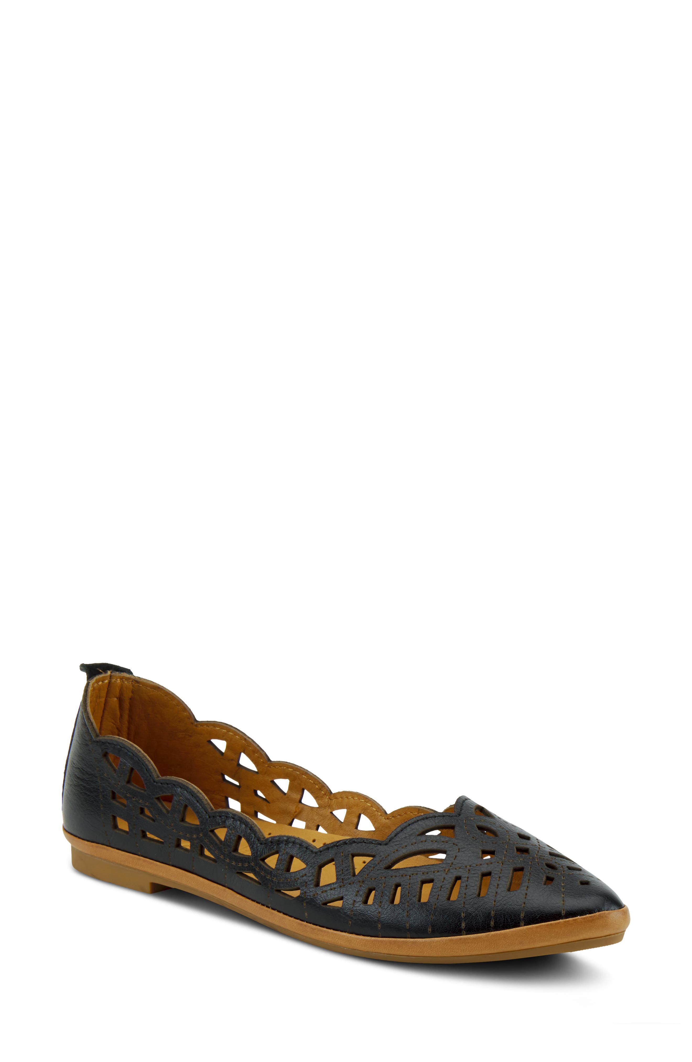 Spring Step Perlita Laser Cut Flat, Main, color, 