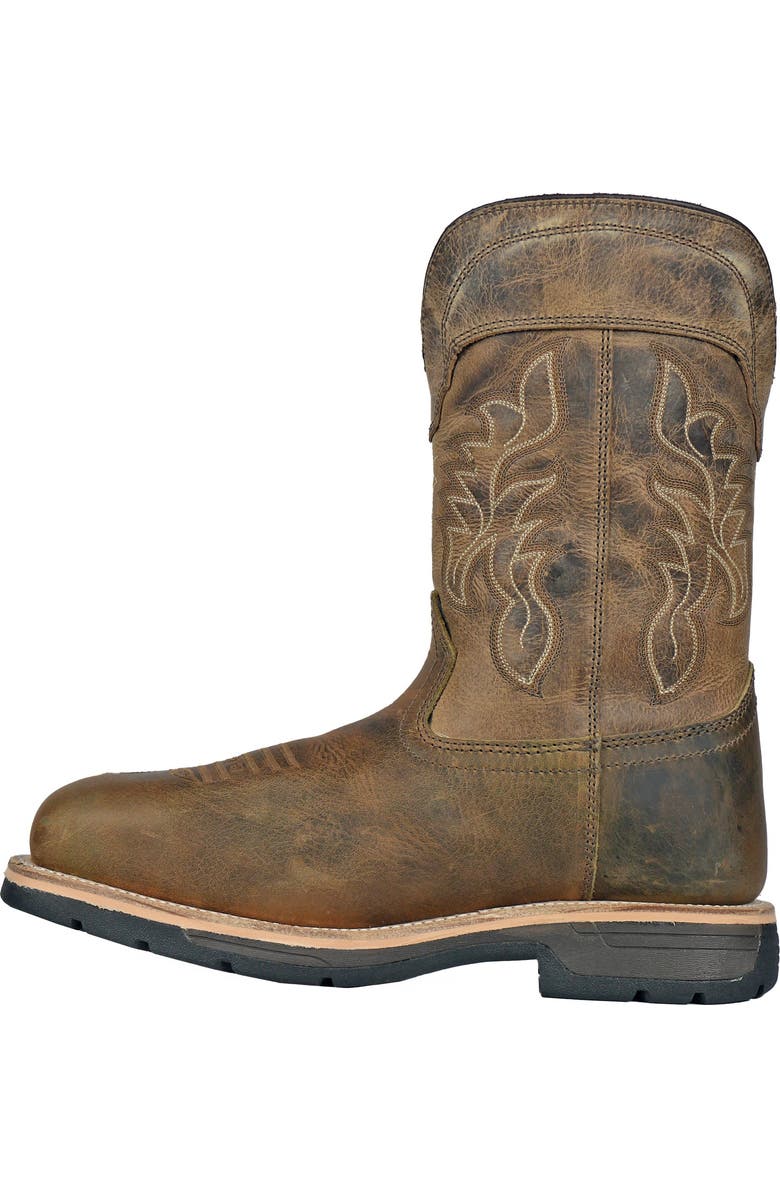Hoss Boot Company HOSS Brisbee Distressed Composite Toe Work Boot, Alternate, color, Brown