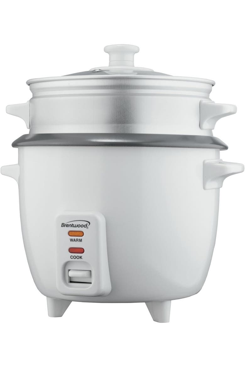 Rice Cooker and Food Steamer, Main, color, White