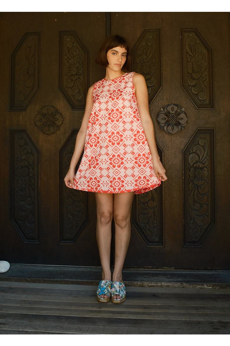 Kaia A-line Mini Dress, Alternate, color, Love