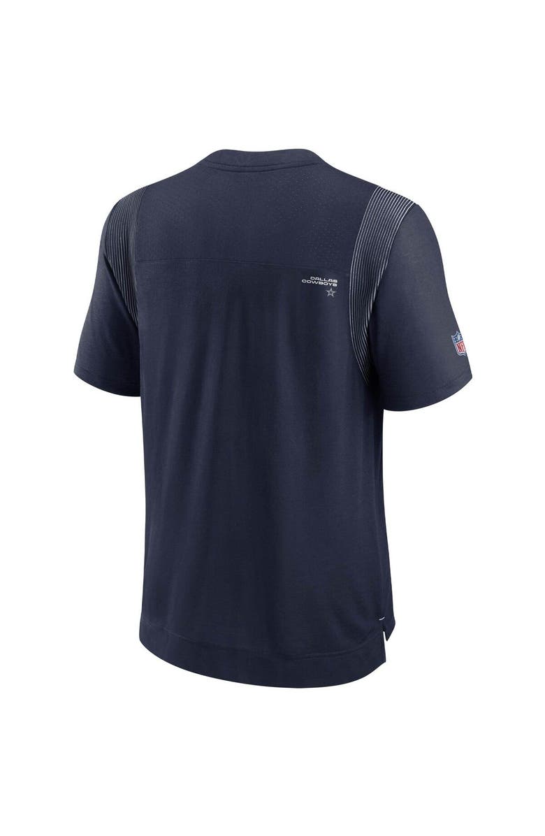 Nike Men's Nike Navy Dallas Cowboys Sideline Player UV Performance T-Shirt, Alternate, color, Navy
