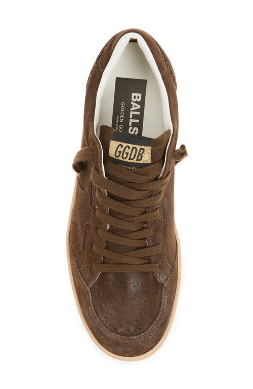 Golden Goose Ball Star Sneaker In Mustang