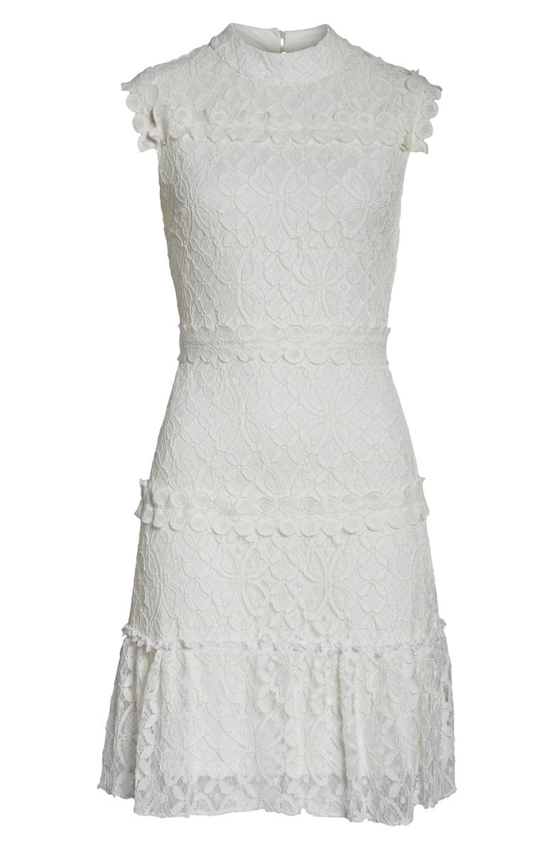 Julia Jordan Lace Sheath Dress, Alternate, color, Ivory