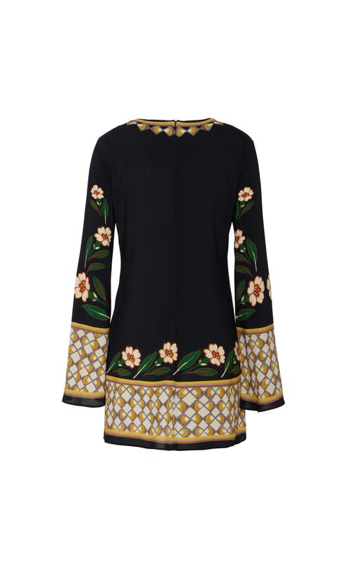 La Doublej Supreme Swing Mini Dress In Dazed Placée Black