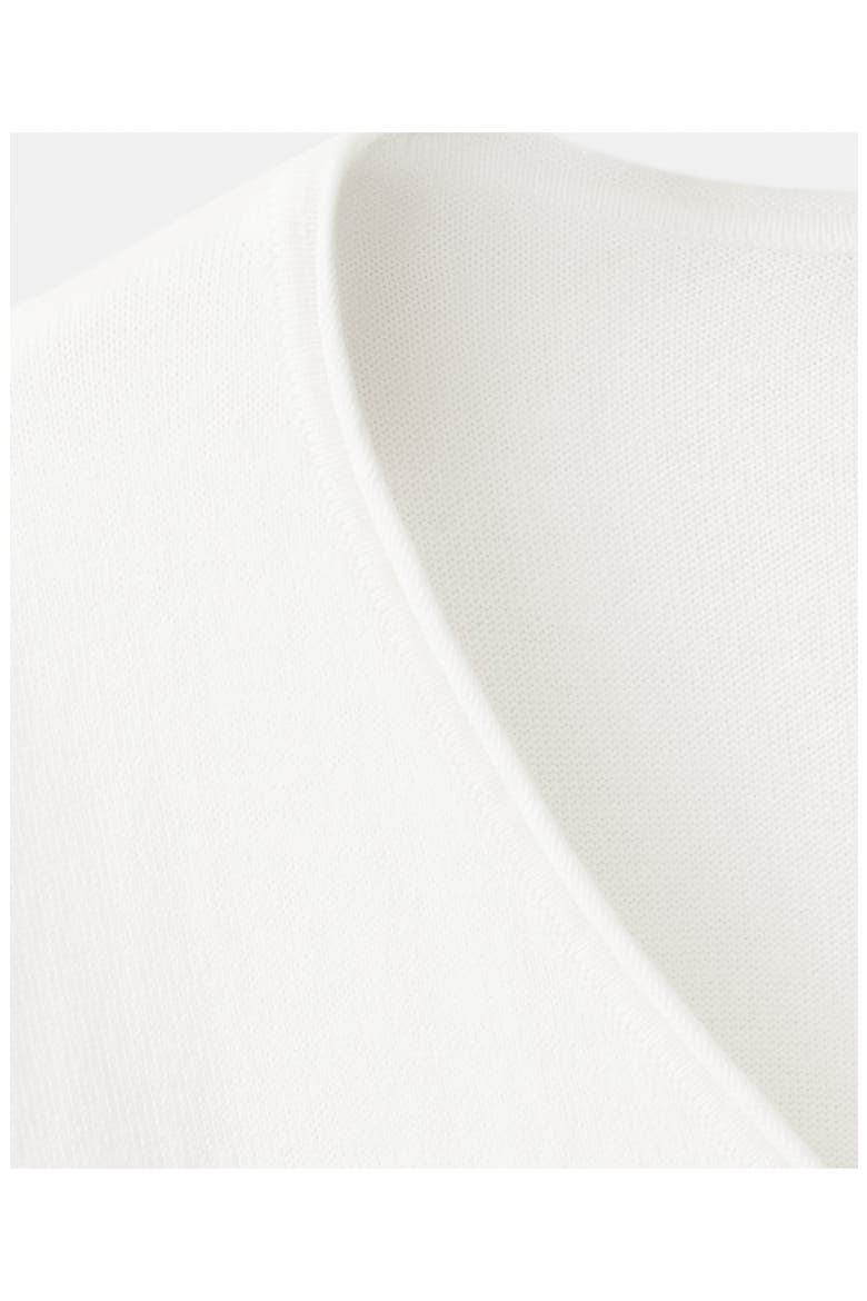 V-Neck Sweater, Alternate, color, WHITE