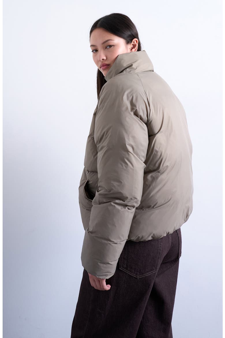 Puffer Bomber Jacket, Alternate, color, LIGHT GREY