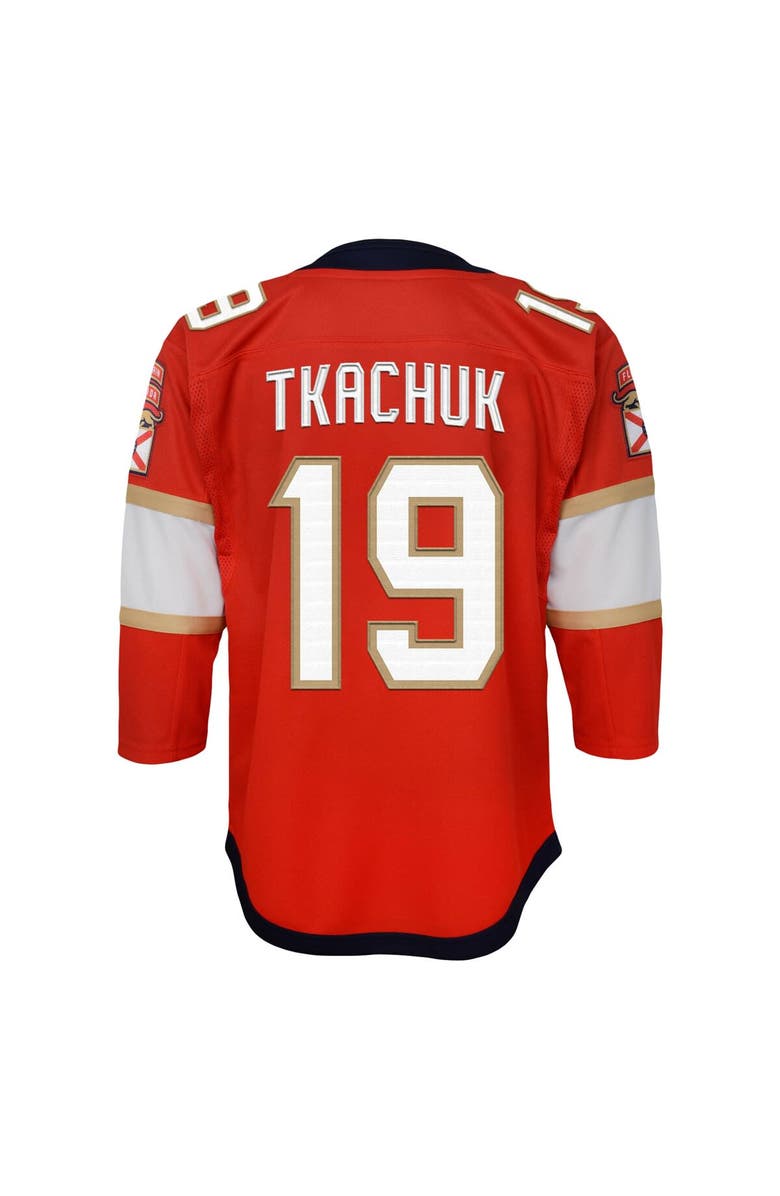 Outerstuff Youth Matthew Tkachuk Red Florida Panthers Home Premier Player Jersey, Alternate, color, 