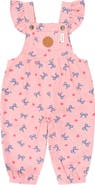 Huxbaby Hearts And Bows Frill Overalls