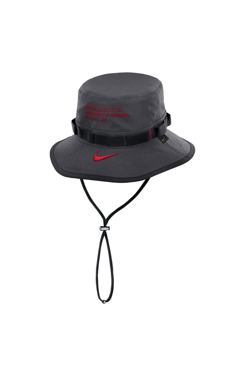 Nike Men's Nike Black Georgia Bulldogs 2025 Sideline Apex Boonie Bucket Hat, Alternate, color, 