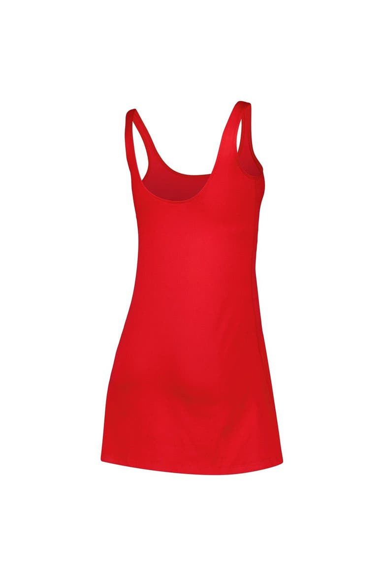 Women's ZooZatz Red Wisconsin Badgers Logo Scoop Neck Dress, Alternate, color, Red