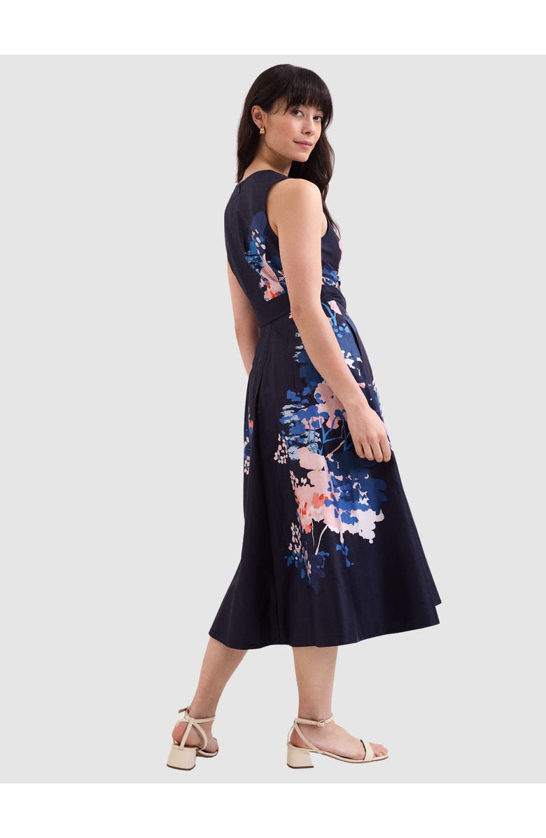 Phase Eight Natalya Floral Dress, Alternate, color, Navy