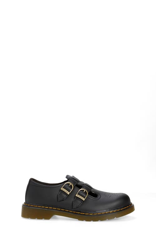 Dr. Martens Junior 8065 Softy T Leather Mary Jane Shoes In Black
