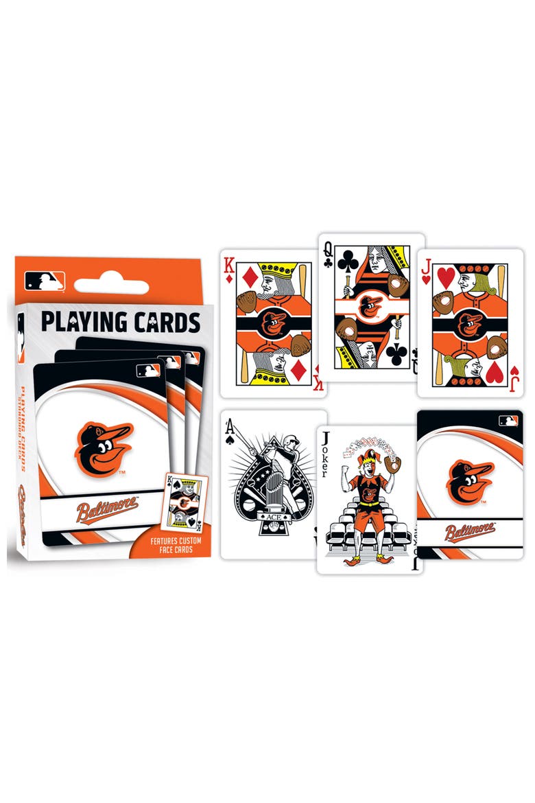 Baltimore Orioles Playing Cards, Alternate, color, Multicolor