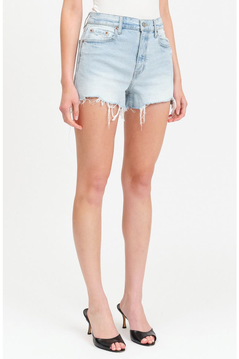 Troublemaker High Waist Denim Cutoff Shorts, Alternate, color, GIFTED VINTAGE